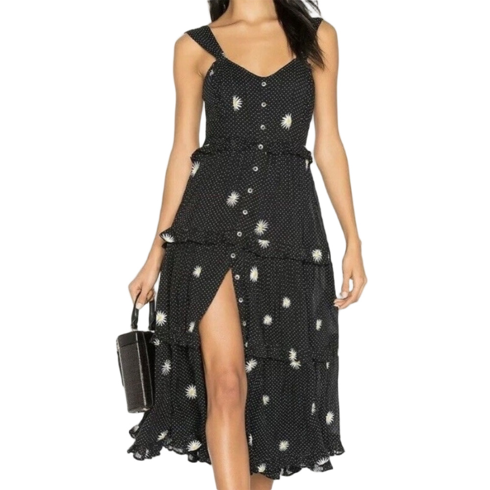 Free People Daisy Chain Embroidered Dress